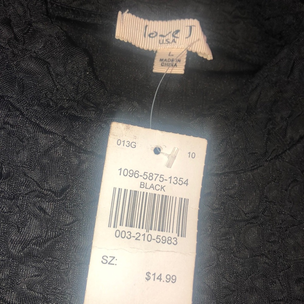 Black sleeveless dress size large